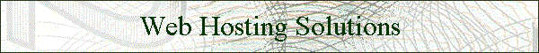 Web Hosting Solutions